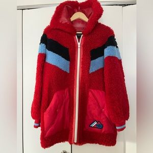 Coach shearling coat
